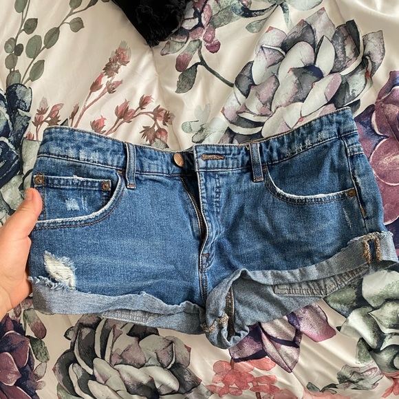 Free People Jean Shorts - Picture 2 of 5